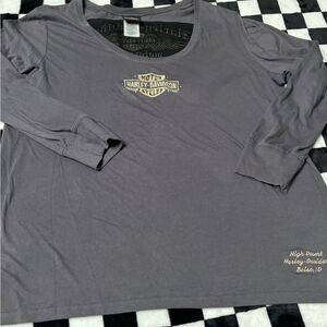 Harley-Davidson Charcoal Long Sleeve Tee
